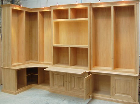 librerie in legno su misura