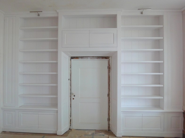 librerie in legno bianche
